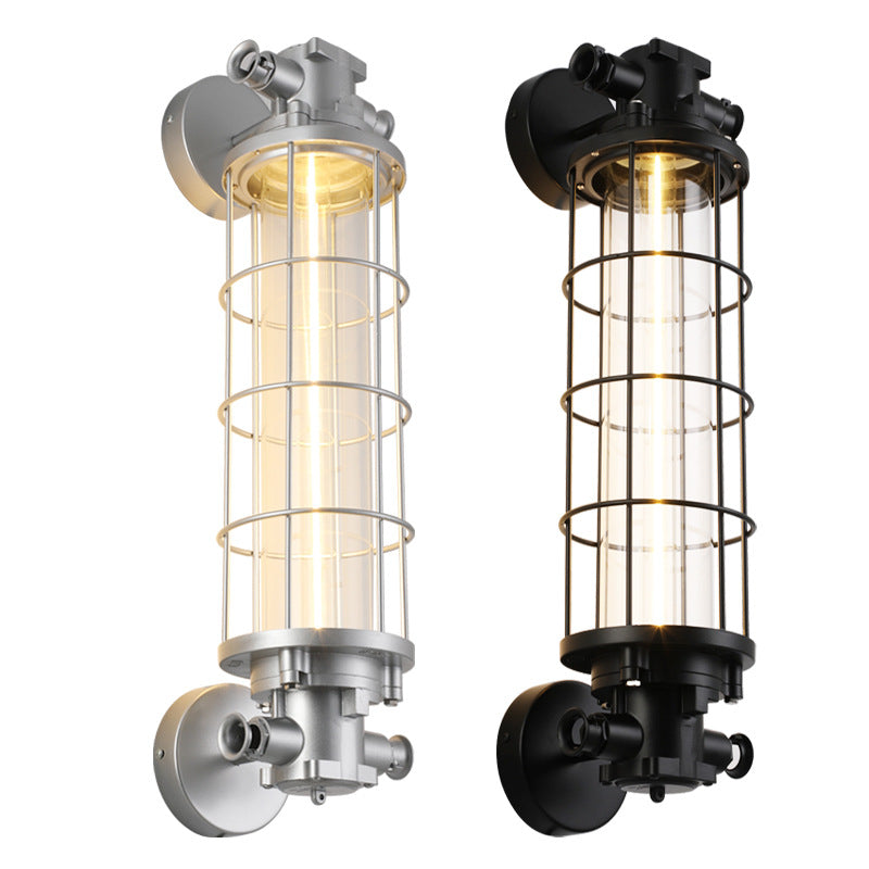 Cylinder Hardware Glass Living Wall Lamp