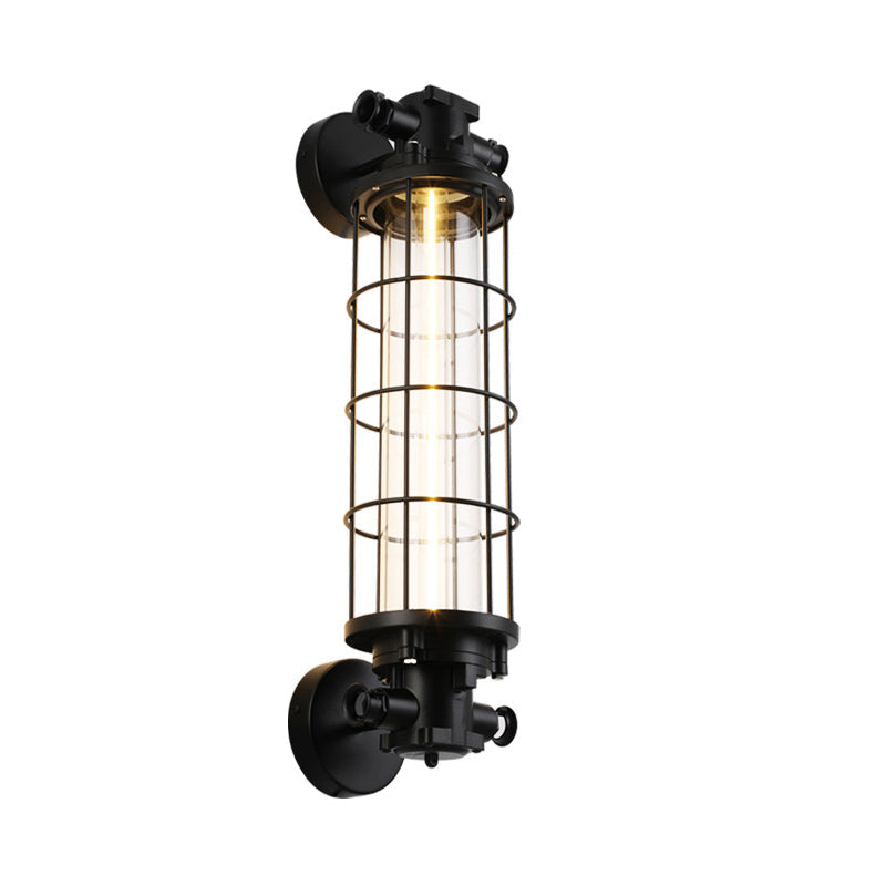 Cylinder Hardware Glass Living Wall Lamp