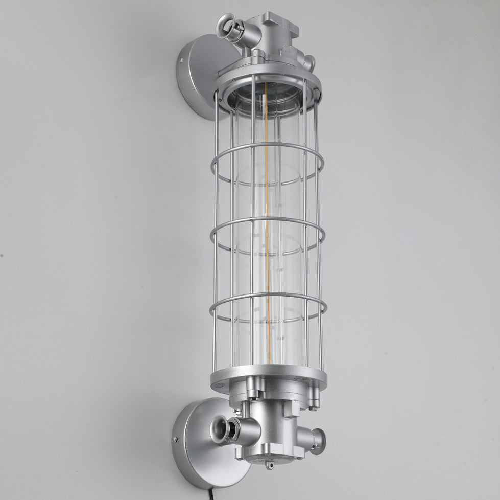 Cylinder Hardware Glass Living Wall Lamp