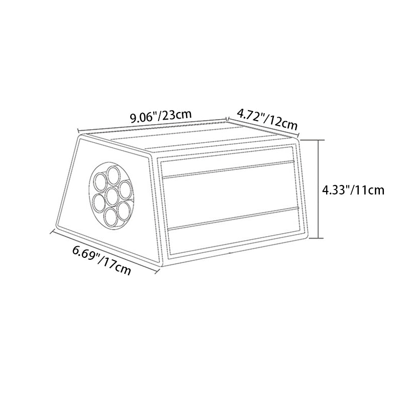 Cuboid Aluminum Garden Outdoor Light