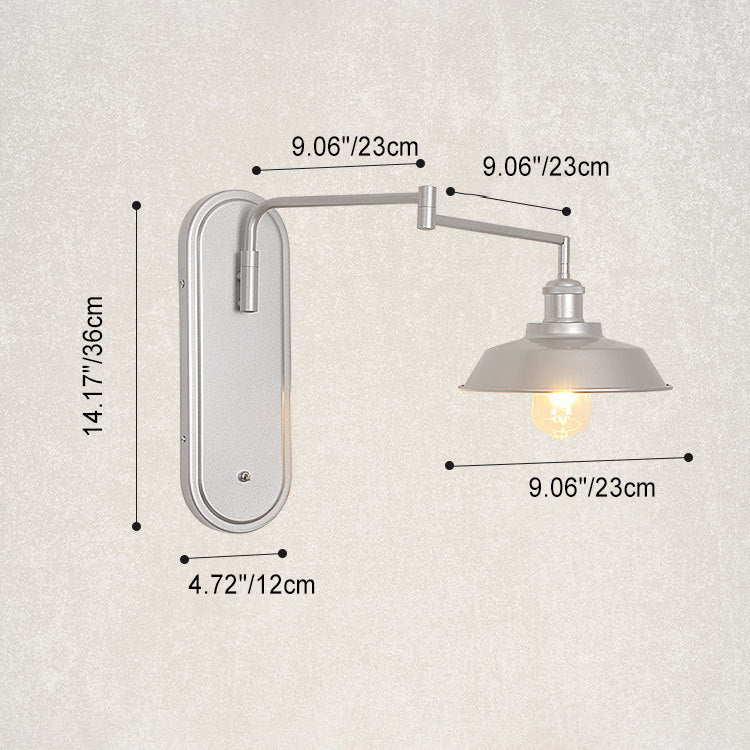 Iron Conical Dining Room Wall Lamp