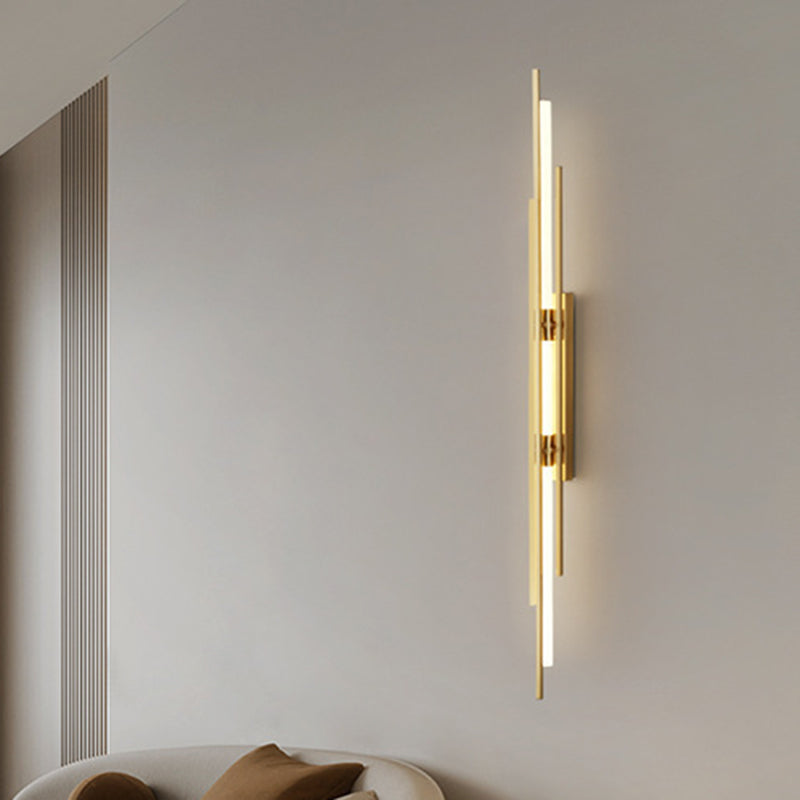 Iron Acrylic Geometric Long Wall Lamp