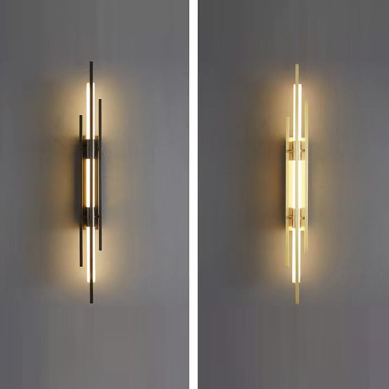 Iron Acrylic Geometric Long Wall Lamp