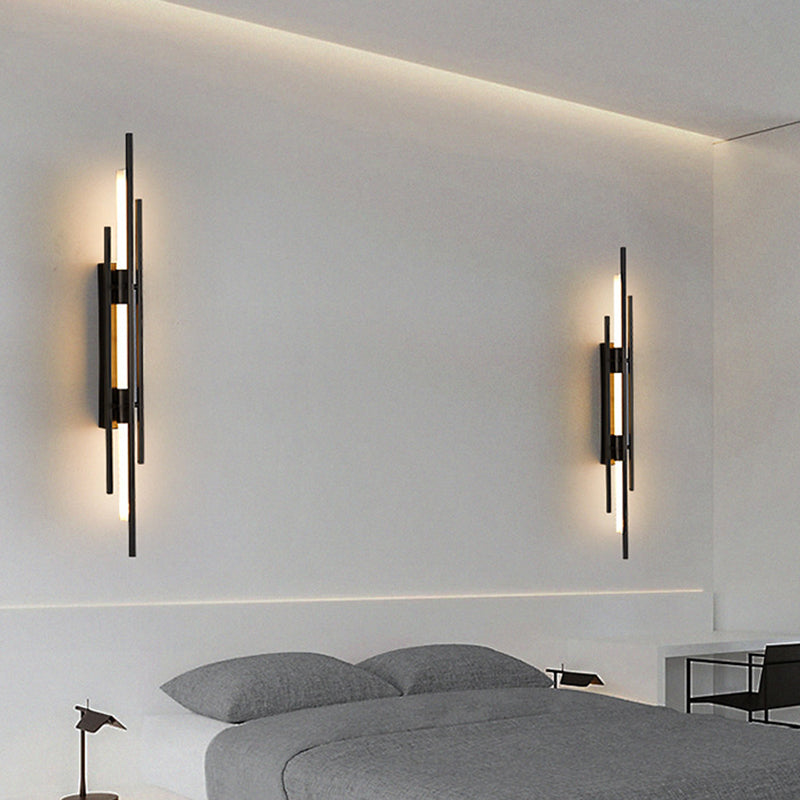 Iron Acrylic Geometric Long Wall Lamp