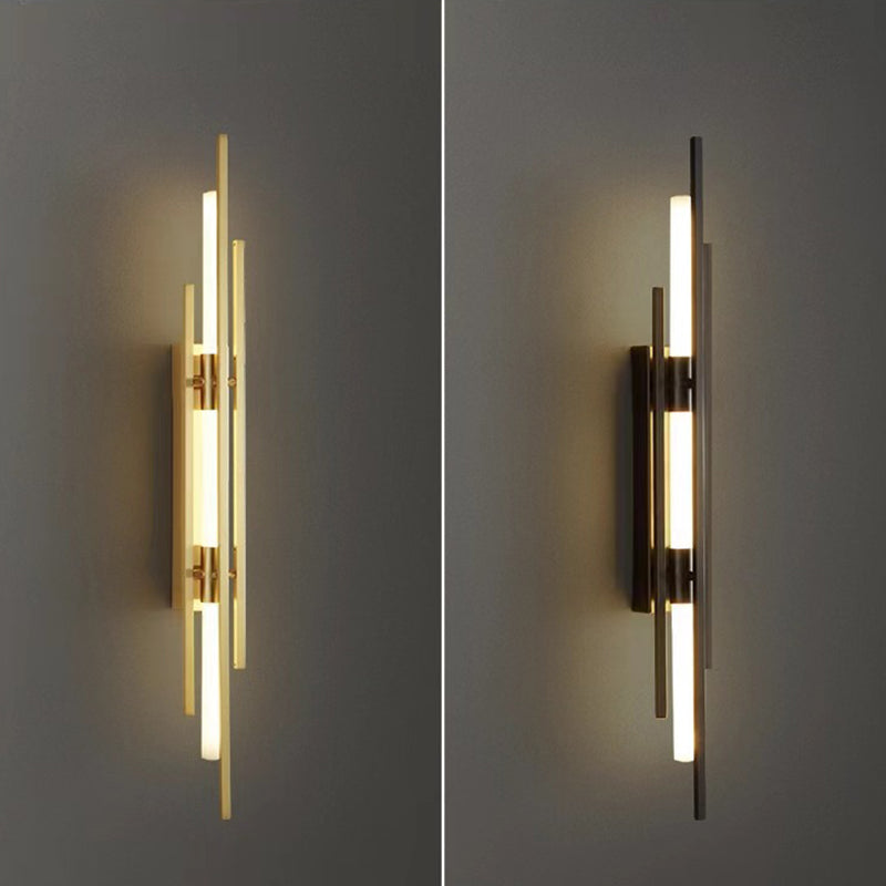 Iron Acrylic Geometric Long Wall Lamp