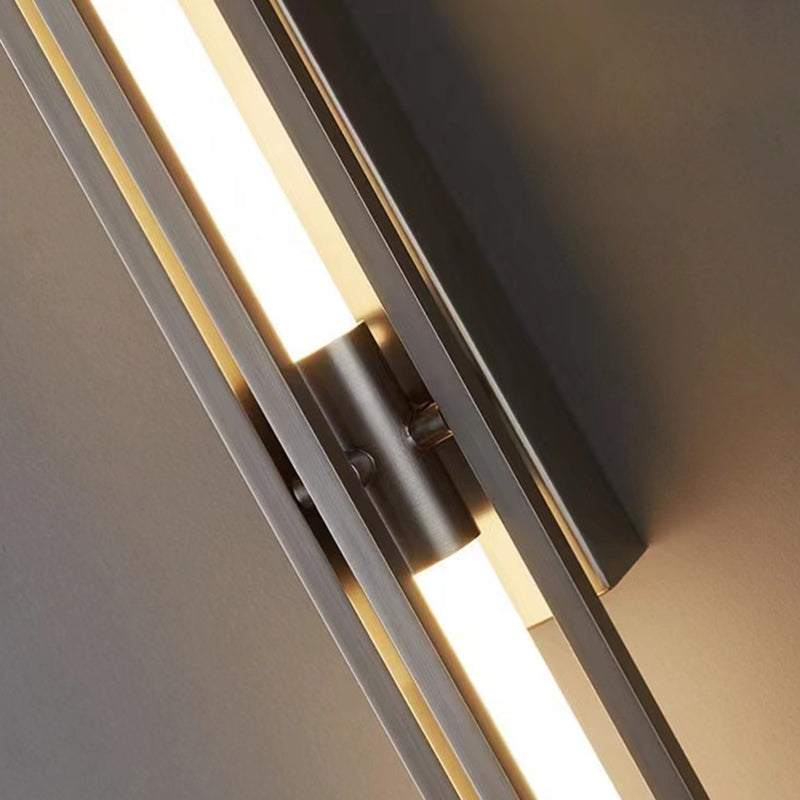 Iron Acrylic Geometric Long Wall Lamp