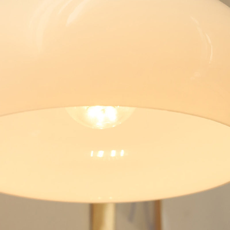 Copper Glass Round Bedroom Wall Lamp