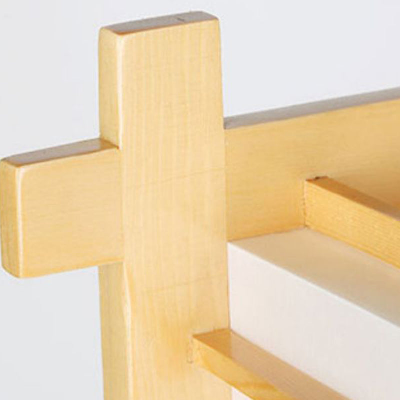 Rectangular Solid Wood Frame 2-Light Wall Lamp