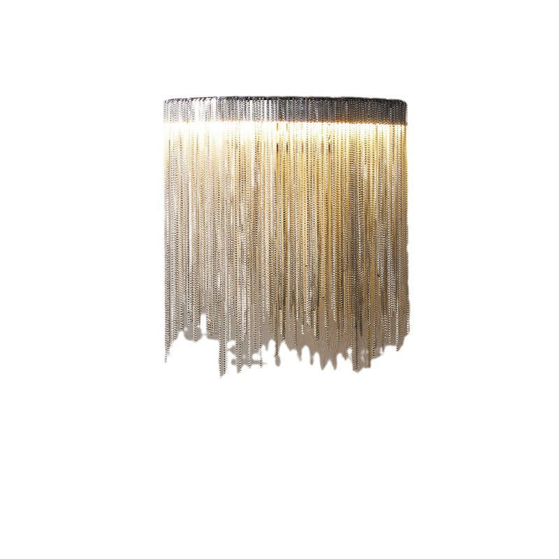 Stainless Steel Aluminum Tassel Wall Lamp