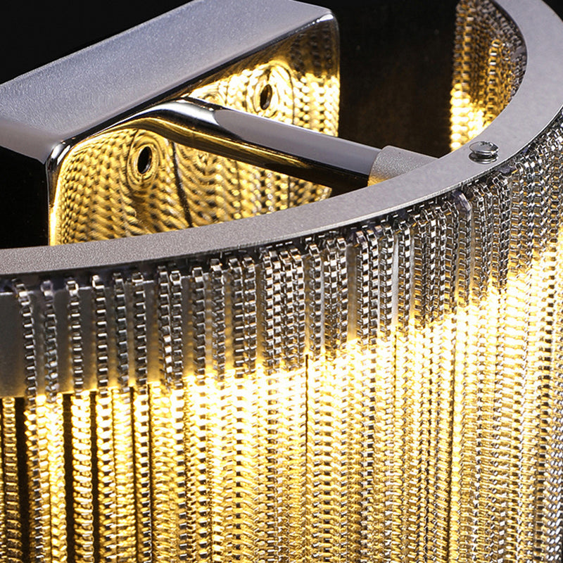 Stainless Steel Aluminum Tassel Wall Lamp