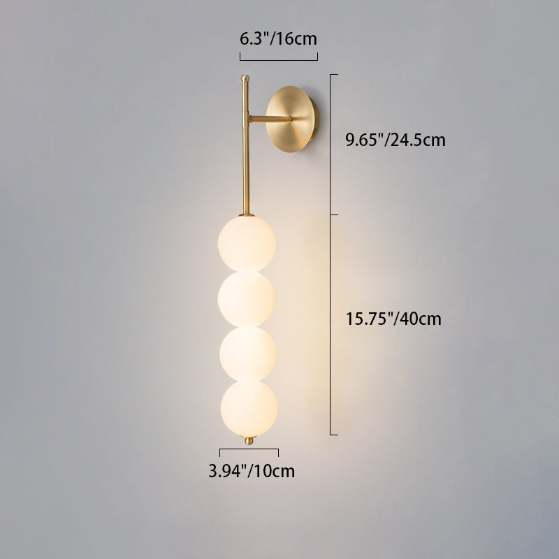 Full Copper PE Gourd Wall Lamp
