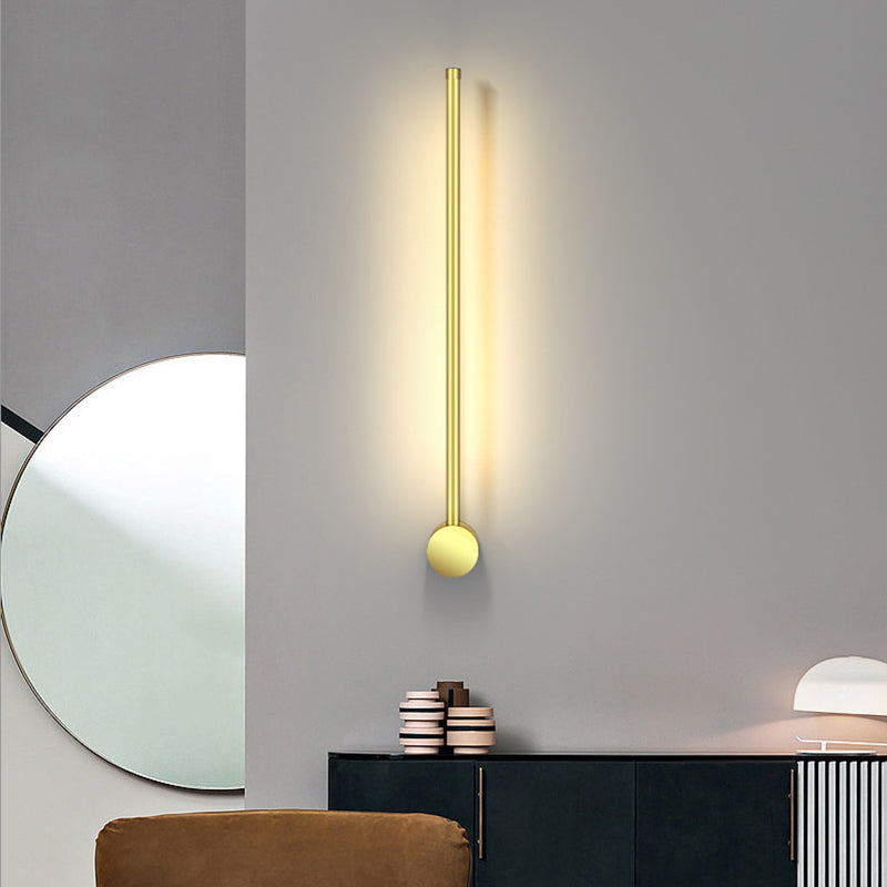 Aluminum Geometric Straight Line Wall Lamp