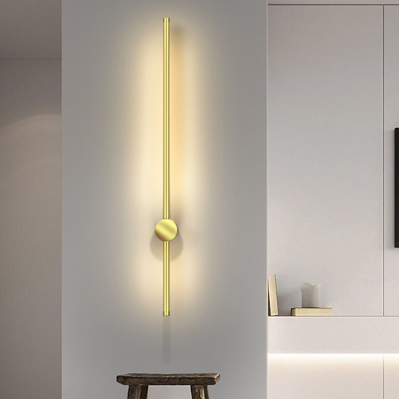 Aluminum Geometric Straight Line Wall Lamp