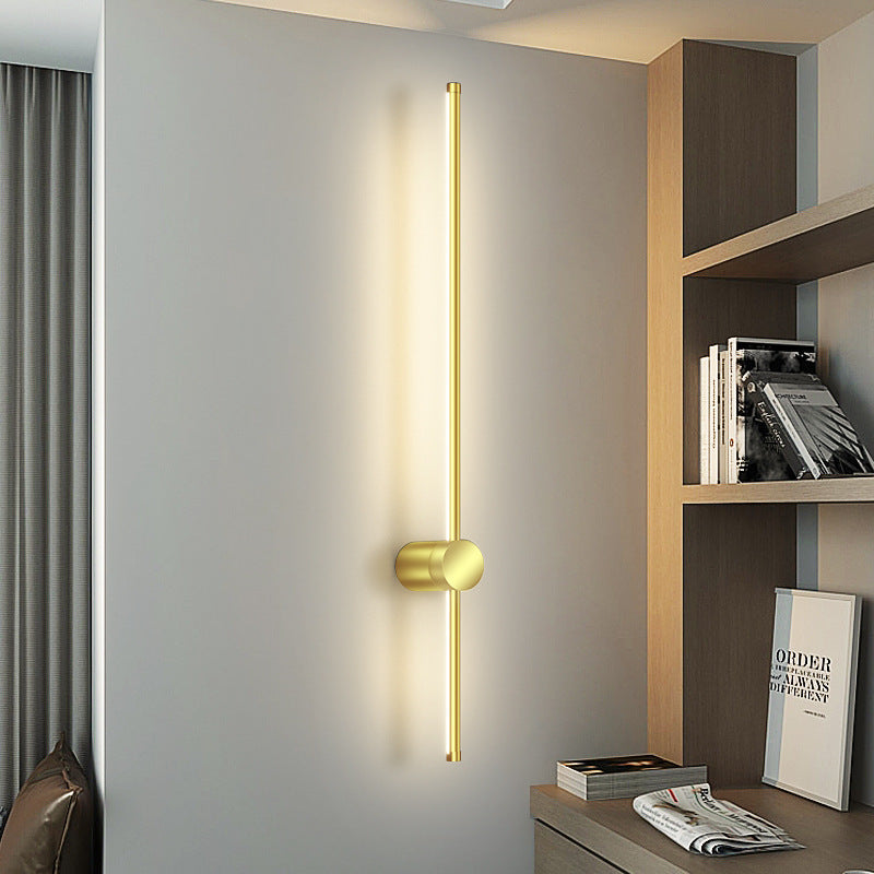 Aluminum Geometric Straight Line Wall Lamp