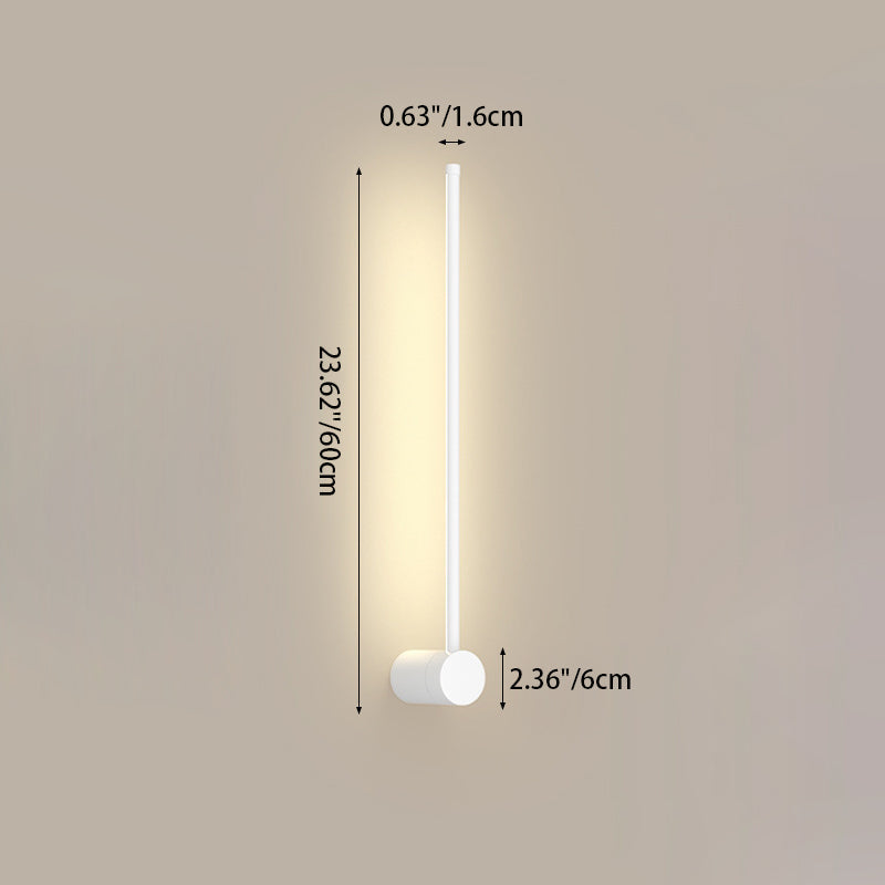 Aluminum Geometric Straight Line Wall Lamp