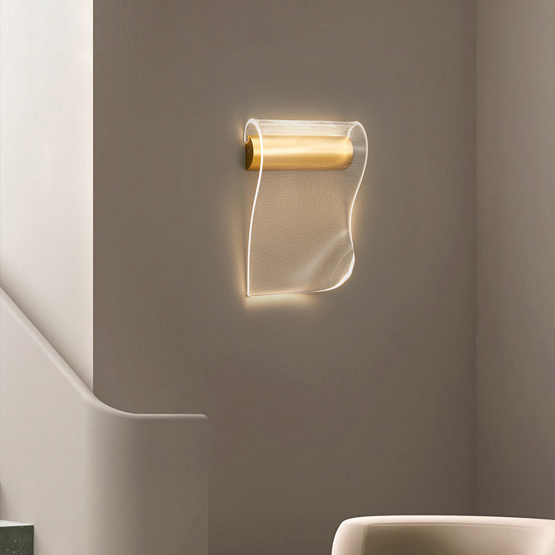 Corrugated Acrylic Hardware Living Wall Lamp