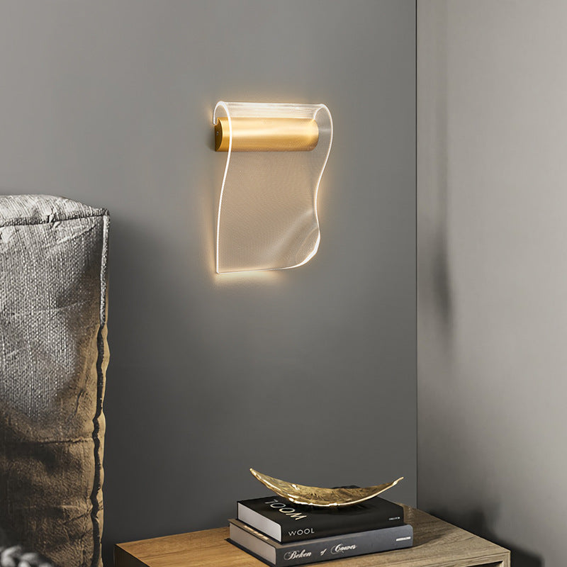Corrugated Acrylic Hardware Living Wall Lamp