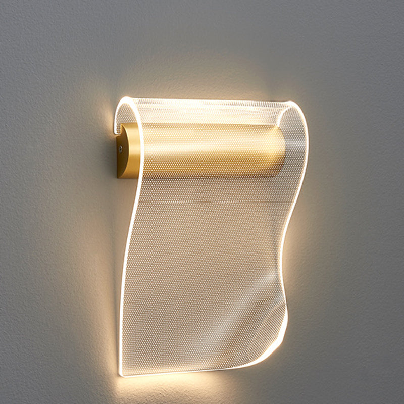 Corrugated Acrylic Hardware Living Wall Lamp