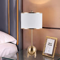 Cylinder Fabric Iron Spherical Table Lamp