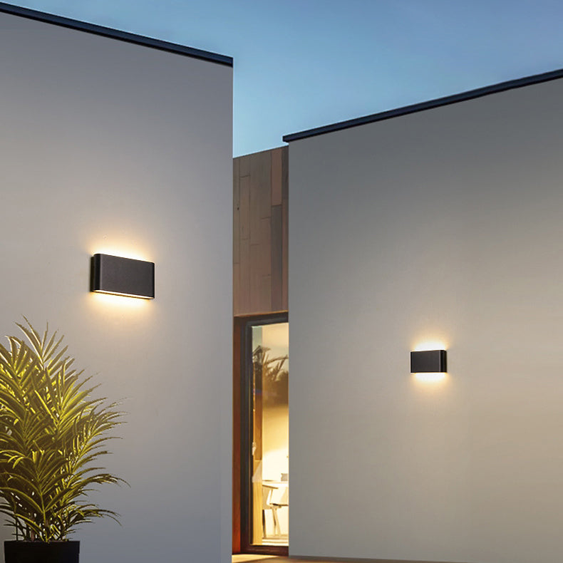 Rectangle Aluminum Patio Outdoor Light