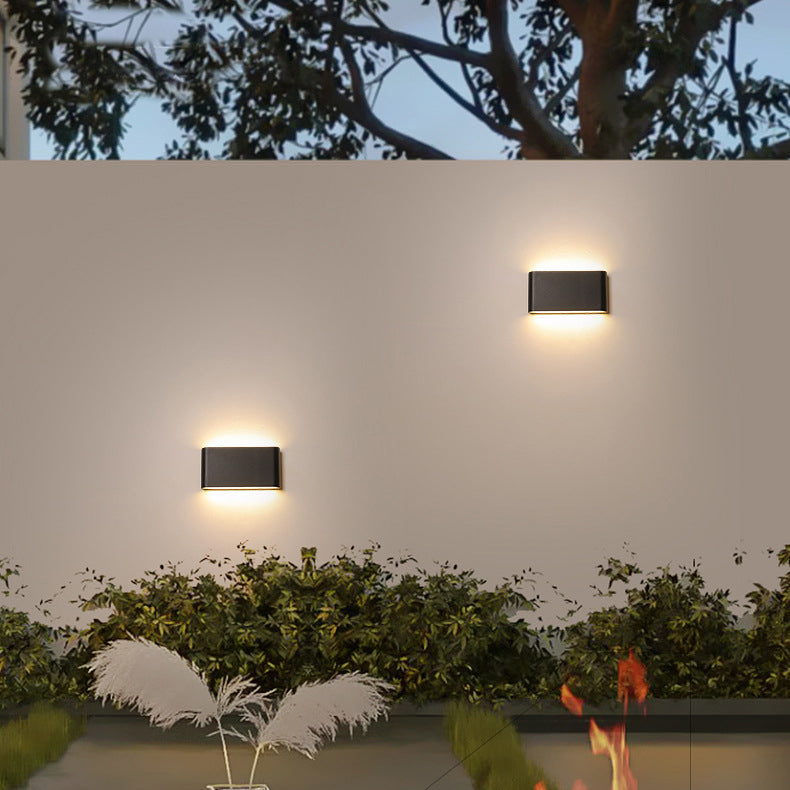 Rectangle Aluminum Patio Outdoor Light