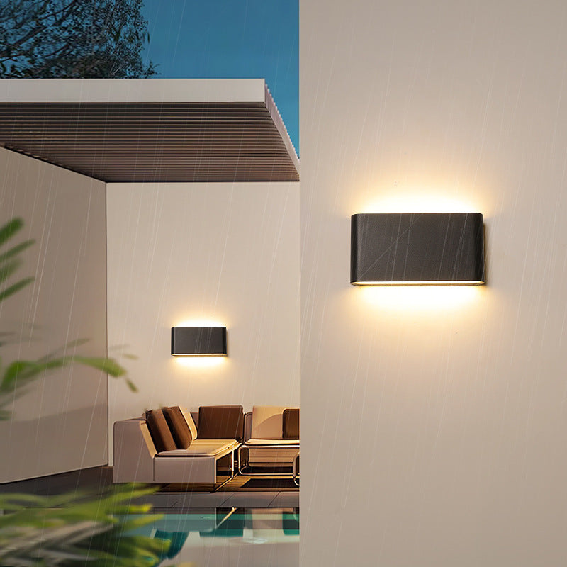 Rectangle Aluminum Patio Outdoor Light