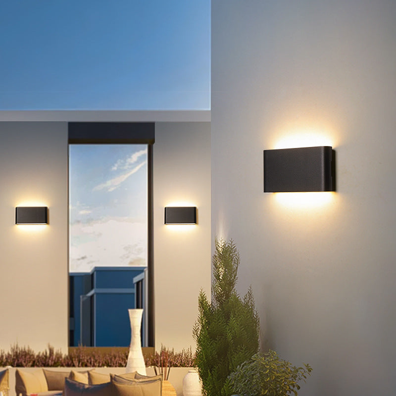 Rectangle Aluminum Patio Outdoor Light