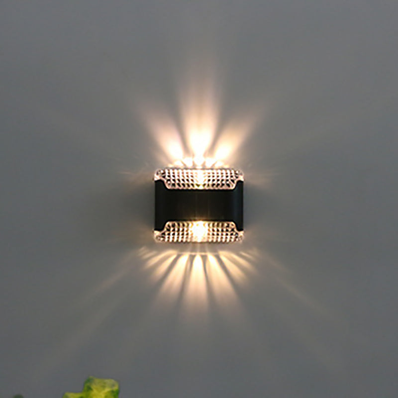 Rectangular ABS Up Down Outdoor Light