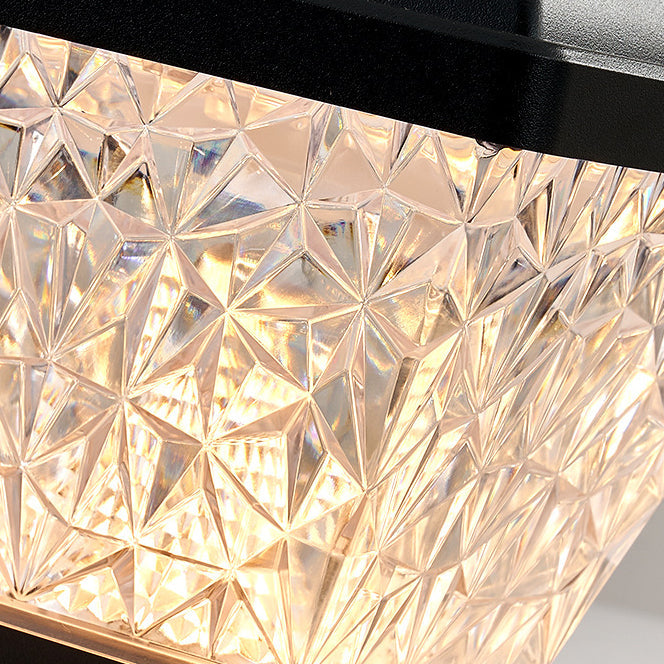 Square PC Garden Outdoor Light