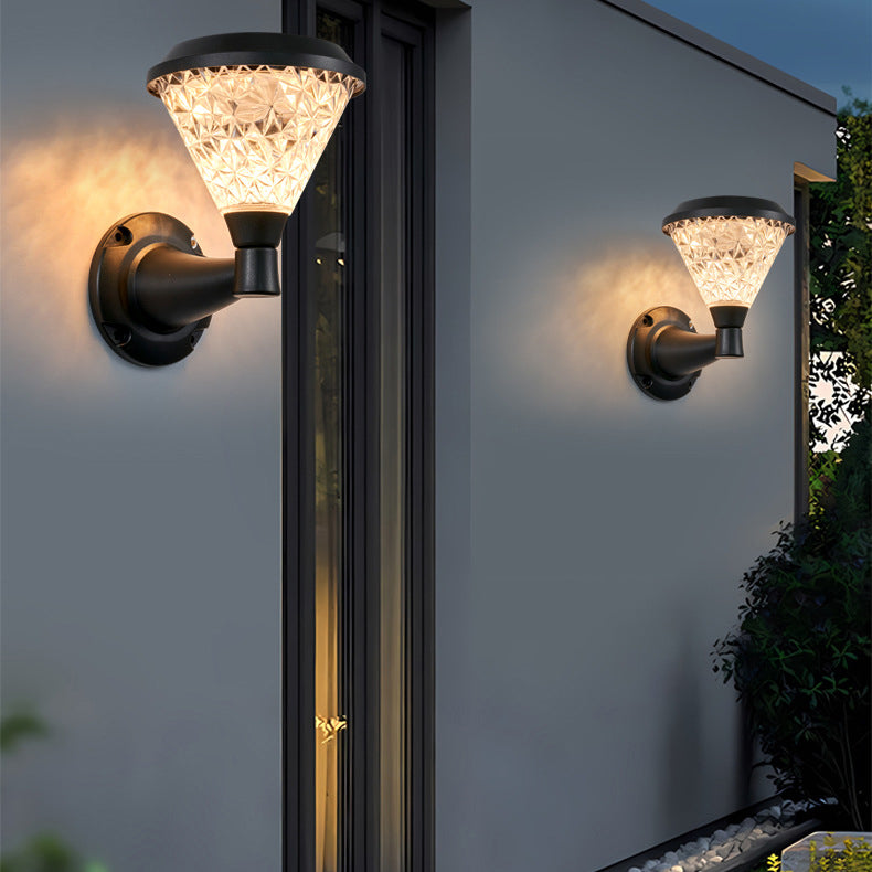 Square PC Garden Outdoor Light