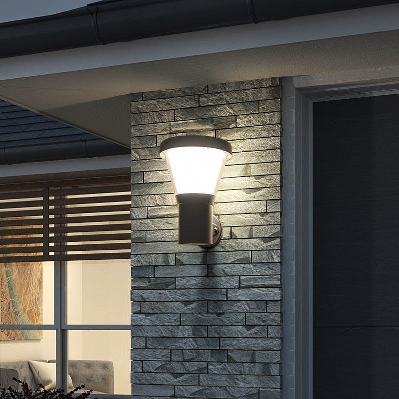 Aluminum PC Arc Arm Outdoor Light