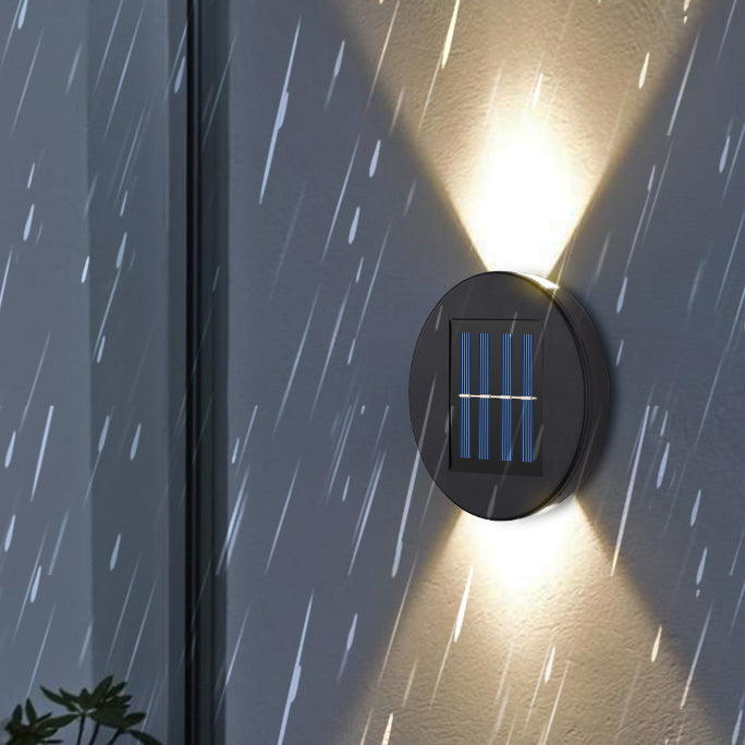 Oval PVC Up Down Outdoor Light
