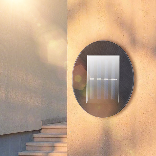 Oval PVC Up Down Outdoor Light
