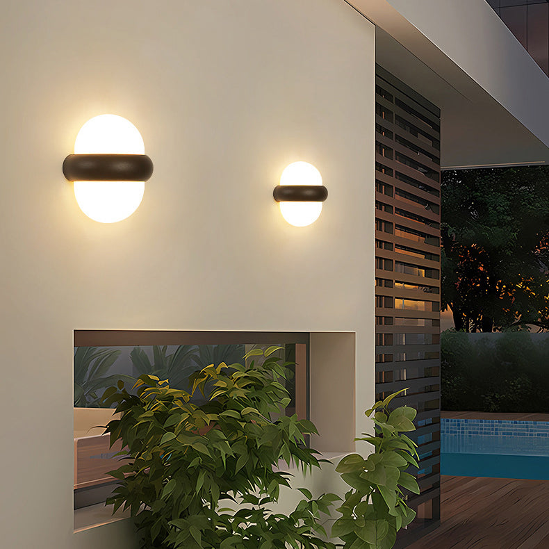 Aluminum Ellipse Garden Outdoor Light