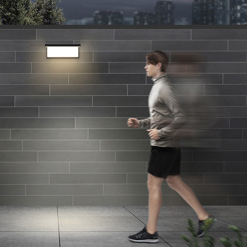 Rectangular Human Body Induction Outdoor Light