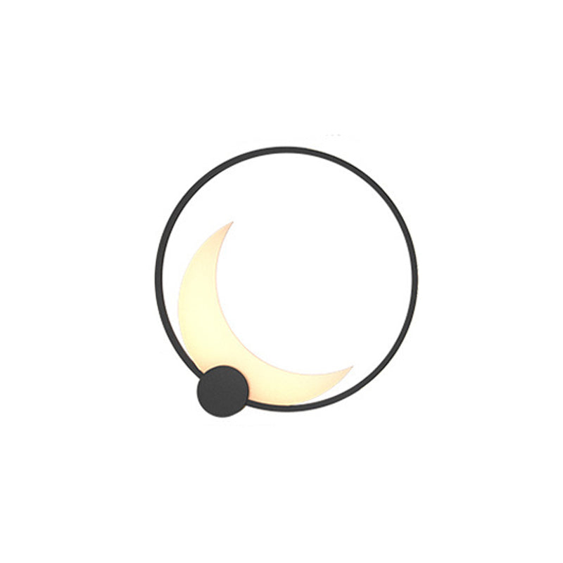 Geometric Circle Ring Stainless Outdoor Light