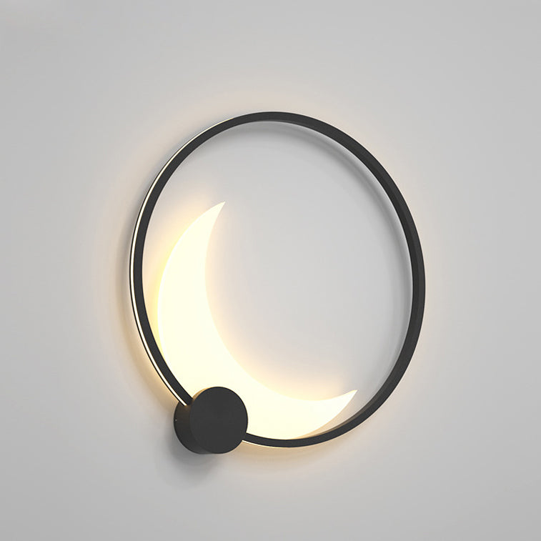 Geometric Circle Ring Stainless Outdoor Light