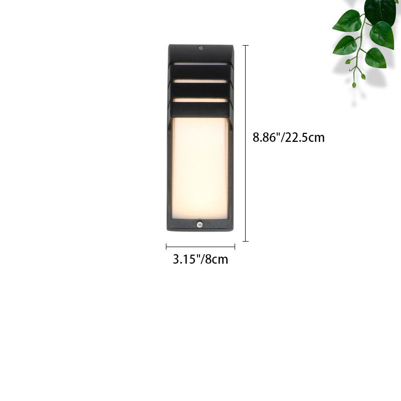 Arc Aluminum Acrylic Human Outdoor Light