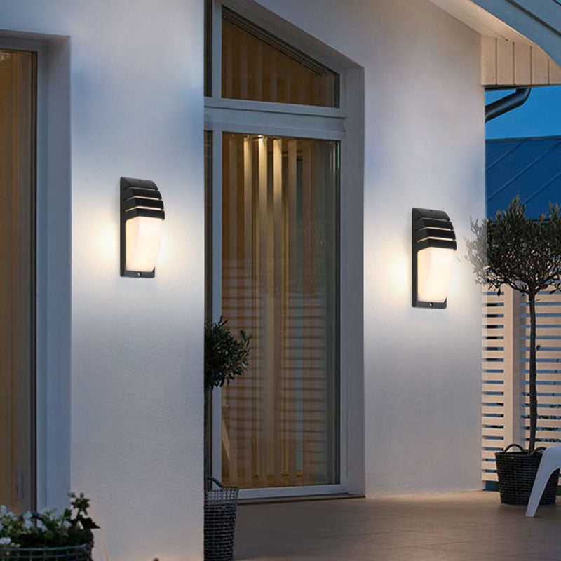 Arc Aluminum Acrylic Human Outdoor Light
