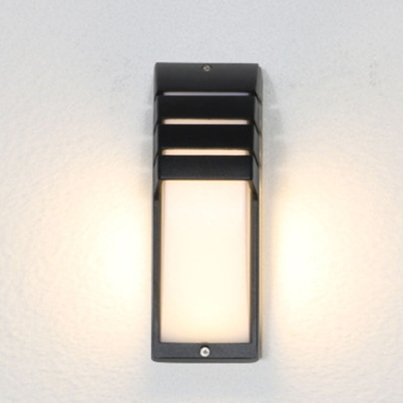 Arc Aluminum Acrylic Human Outdoor Light