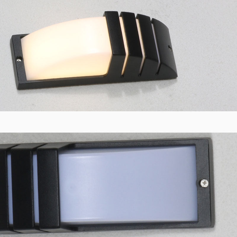 Arc Aluminum Acrylic Human Outdoor Light