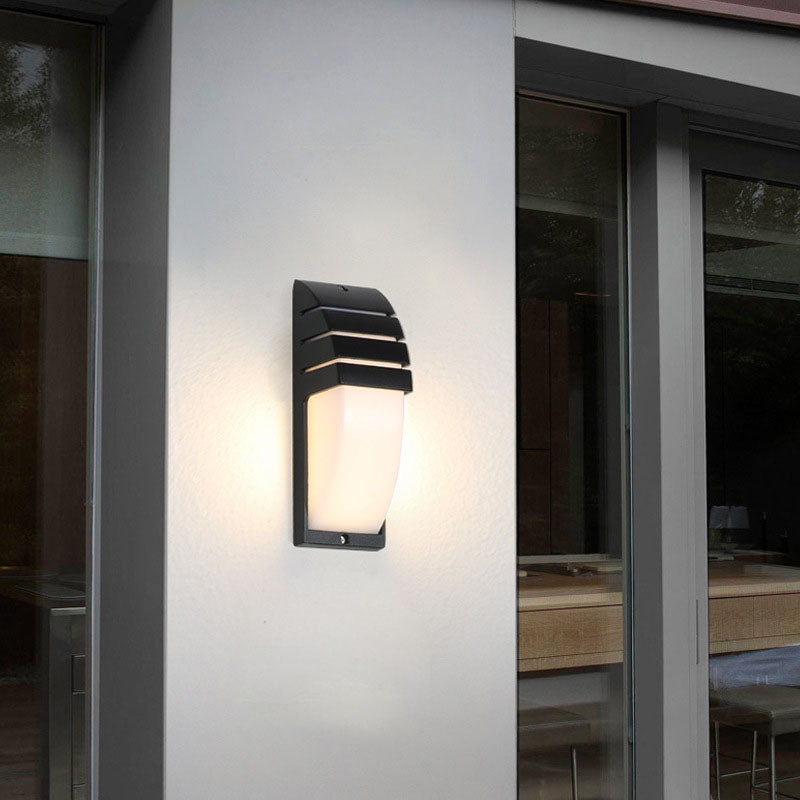 Arc Aluminum Acrylic Human Outdoor Light