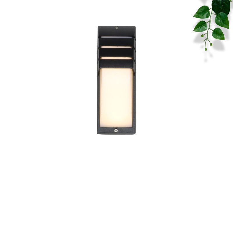 Arc Aluminum Acrylic Human Outdoor Light