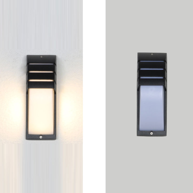 Arc Aluminum Acrylic Human Outdoor Light