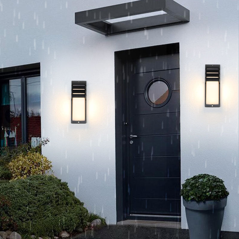 Arc Aluminum Acrylic Human Outdoor Light