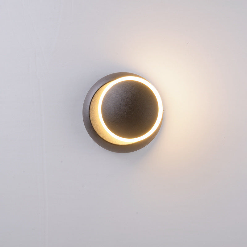 Geometric Circle Aluminum PC Wall Lamp