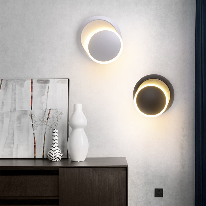Geometric Circle Aluminum PC Wall Lamp