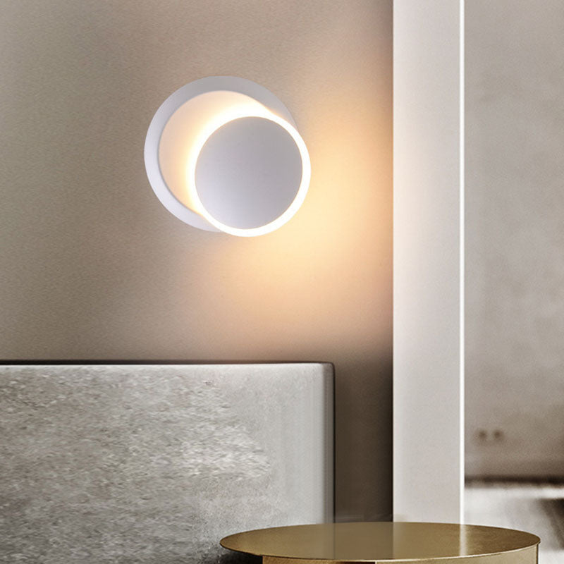 Geometric Circle Aluminum PC Wall Lamp