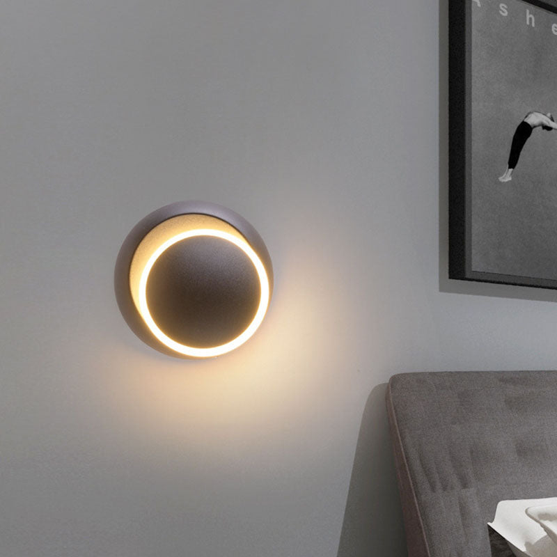 Geometric Circle Aluminum PC Wall Lamp