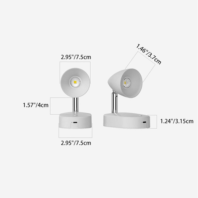 Aluminum Cone Charging Magnetic Wall Lamp